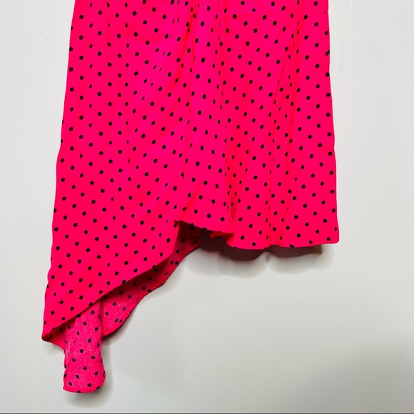 ZARA hot pink polka dot dress - Picture 7 of 14